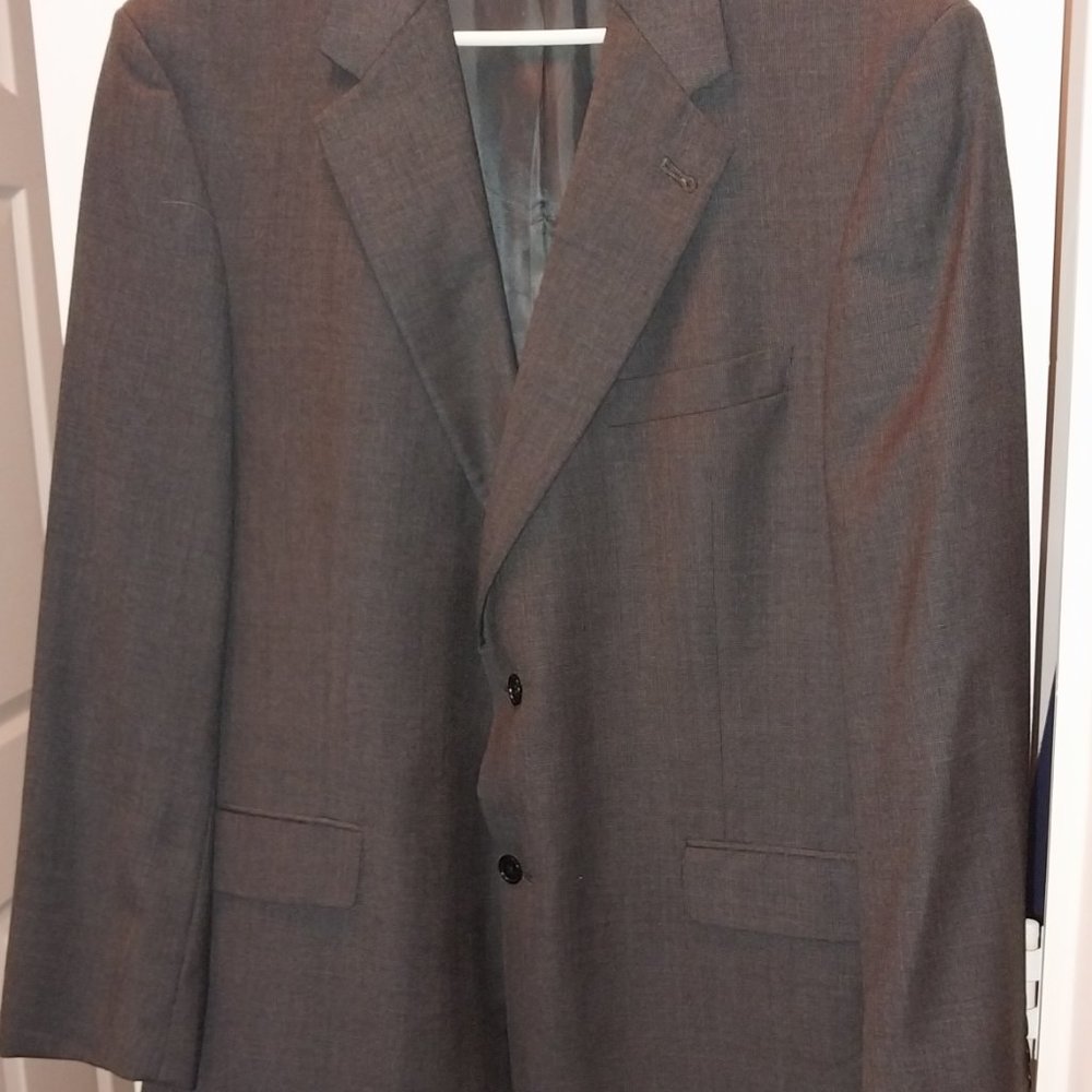 Loro Piana Cremieux Collection Dillard's Dark Gray Blazer Sport Jacket 44 R